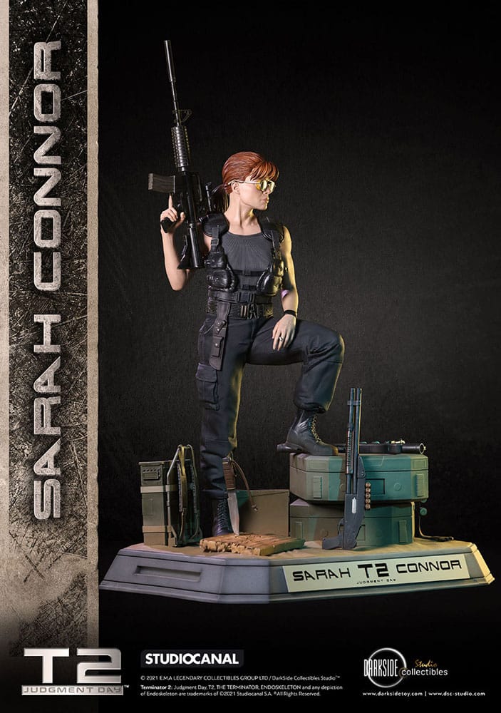 Terminator 2 Judgement Day statuette Premium 1/3 Sarah Connor T2 30th Anniversary Edition 71 cm