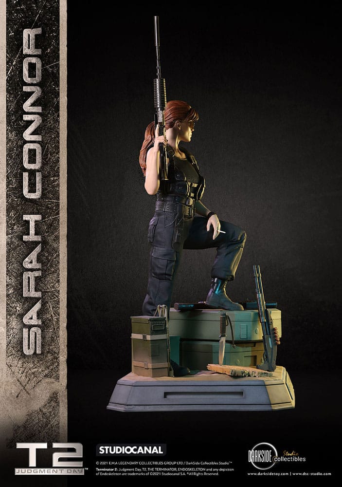 Terminator 2 Judgement Day statuette Premium 1/3 Sarah Connor T2 30th Anniversary Edition 71 cm