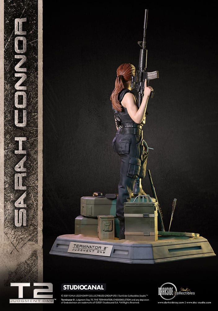 Terminator 2 Judgement Day statuette Premium 1/3 Sarah Connor T2 30th Anniversary Edition 71 cm