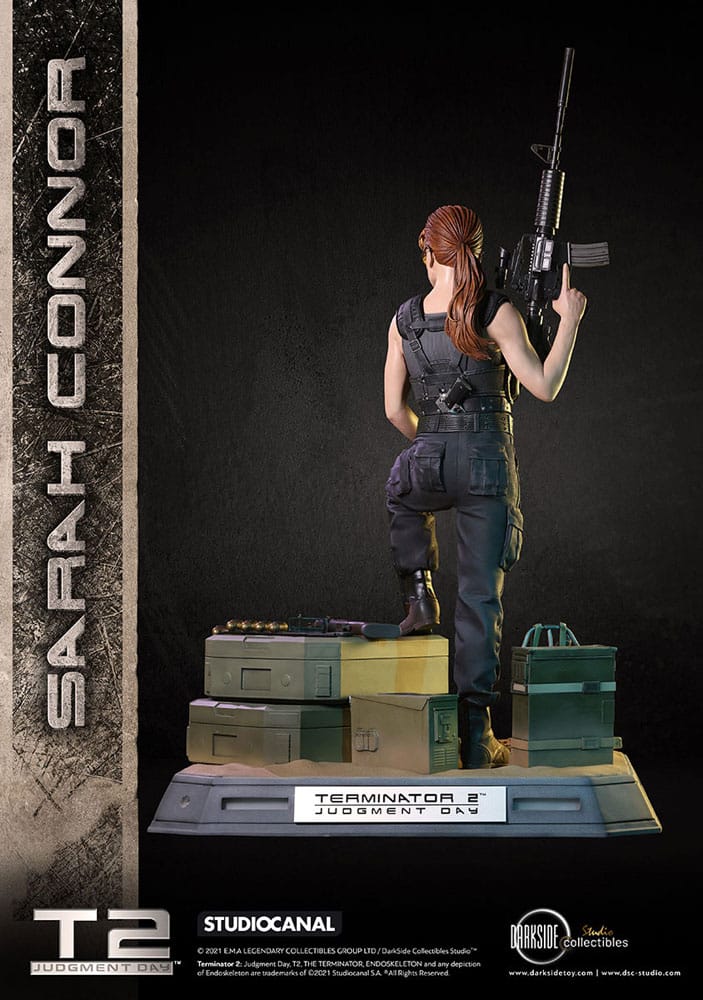 Terminator 2 Judgement Day statuette Premium 1/3 Sarah Connor T2 30th Anniversary Edition 71 cm