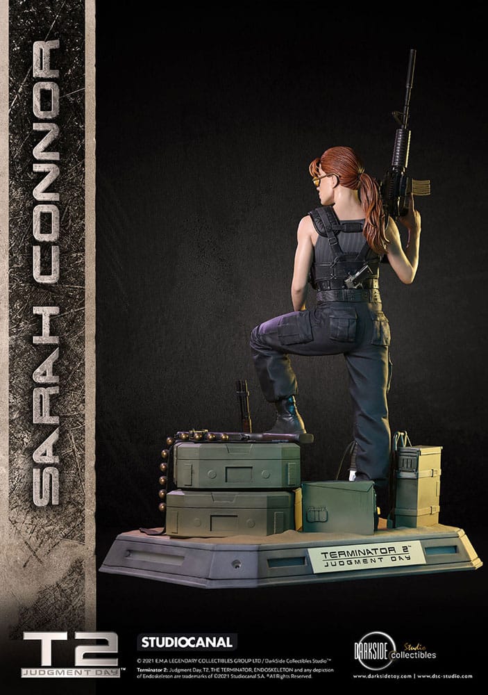 Terminator 2 Judgement Day statuette Premium 1/3 Sarah Connor T2 30th Anniversary Edition 71 cm