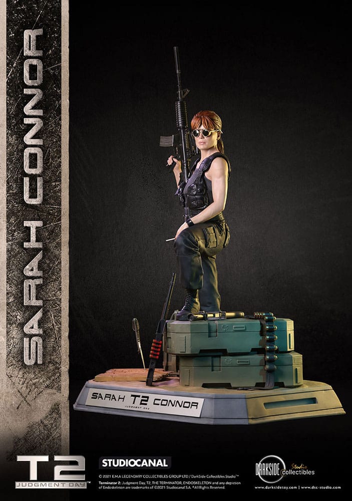 Terminator 2 Judgement Day statuette Premium 1/3 Sarah Connor T2 30th Anniversary Edition 71 cm