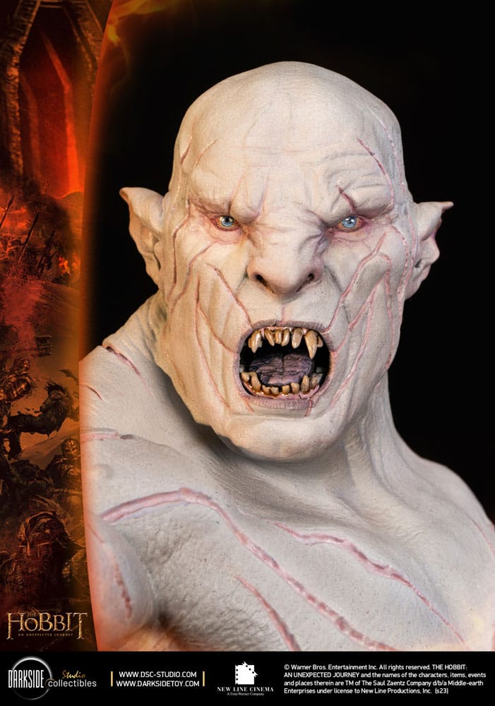 Le Hobbit Un voyage statuette 1/4 QS Series Azog le profanateur John Howe Signature Edition 68 cm