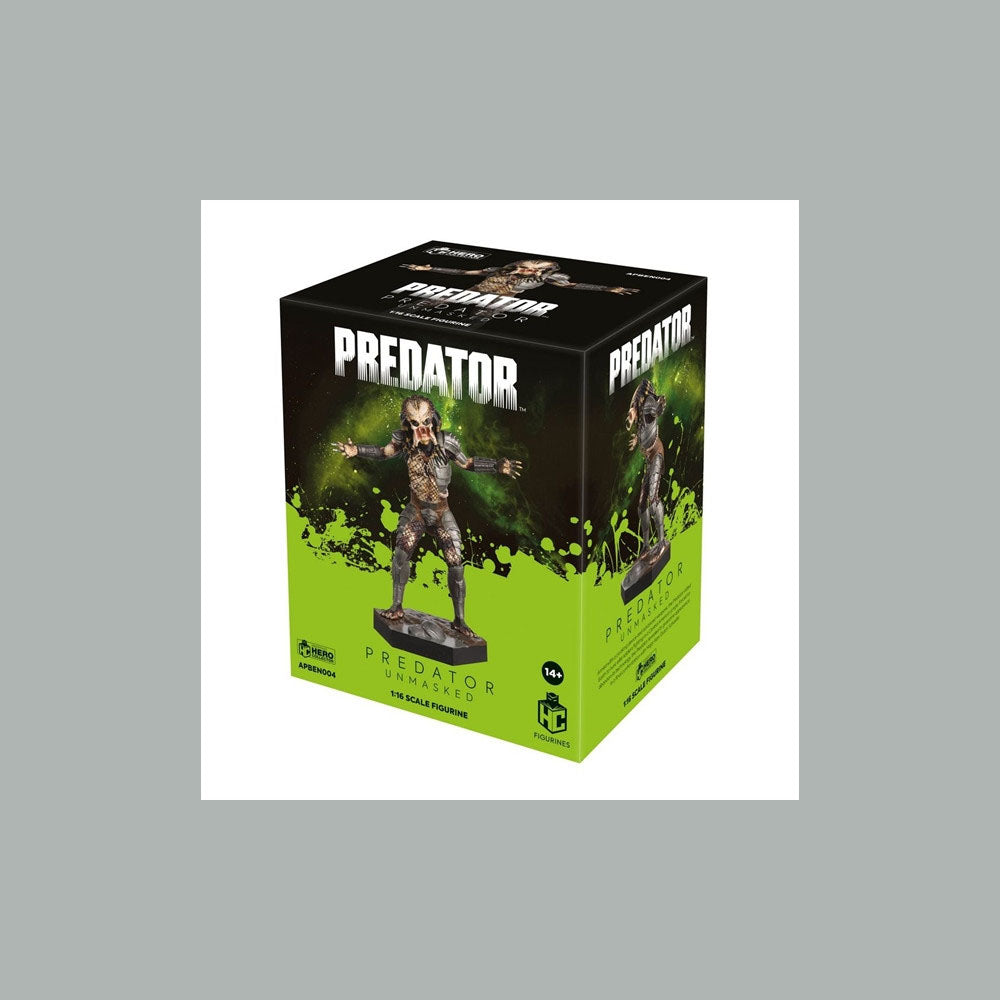 The Alien vs. Predator Collection : Statuette 1/16 Unmasked Predator 15 cm