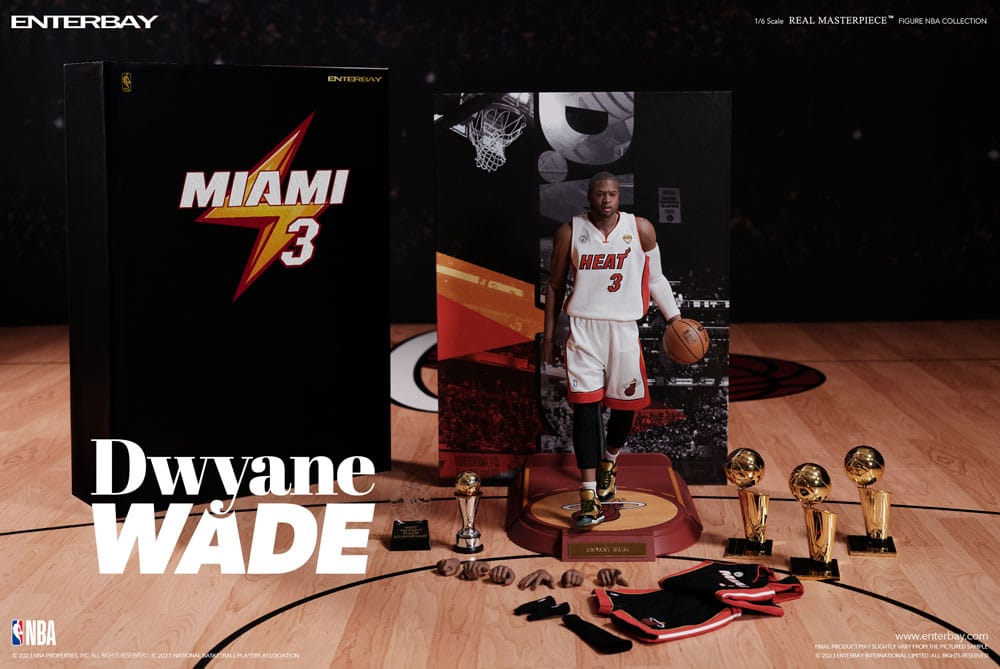 NBA Collection figurine Real Masterpiece 1/6 Dwyane Wade 30 cm