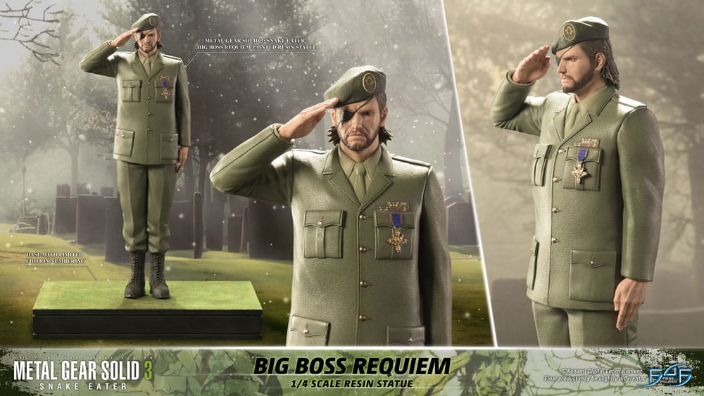 Metal Gear Solid 3: Snake Eater statuette 1/4 Big Boss Requiem 55 cm