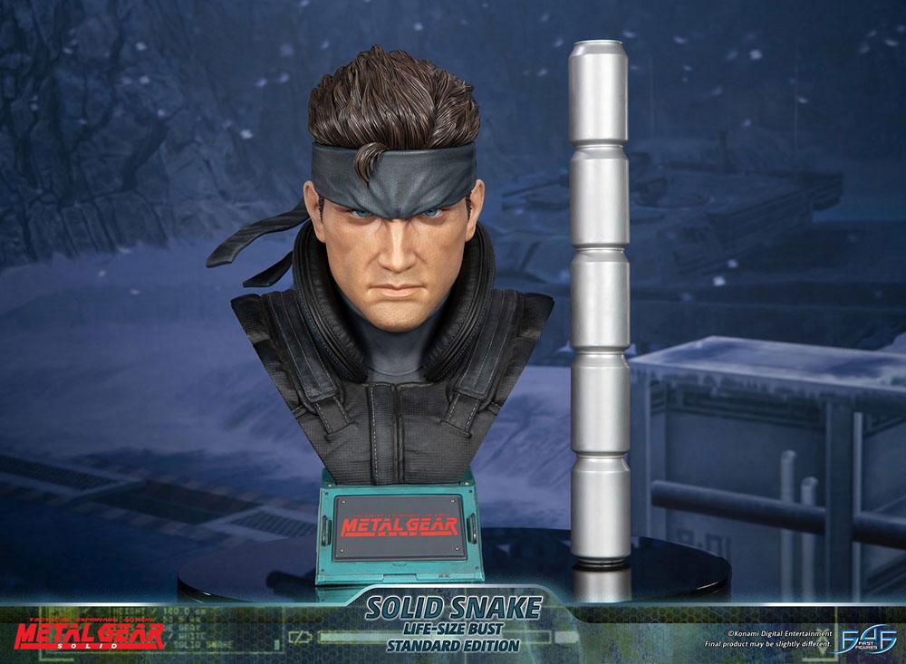 Metal Gear Solid : Buste 1/1 Solid Snake 56 cm