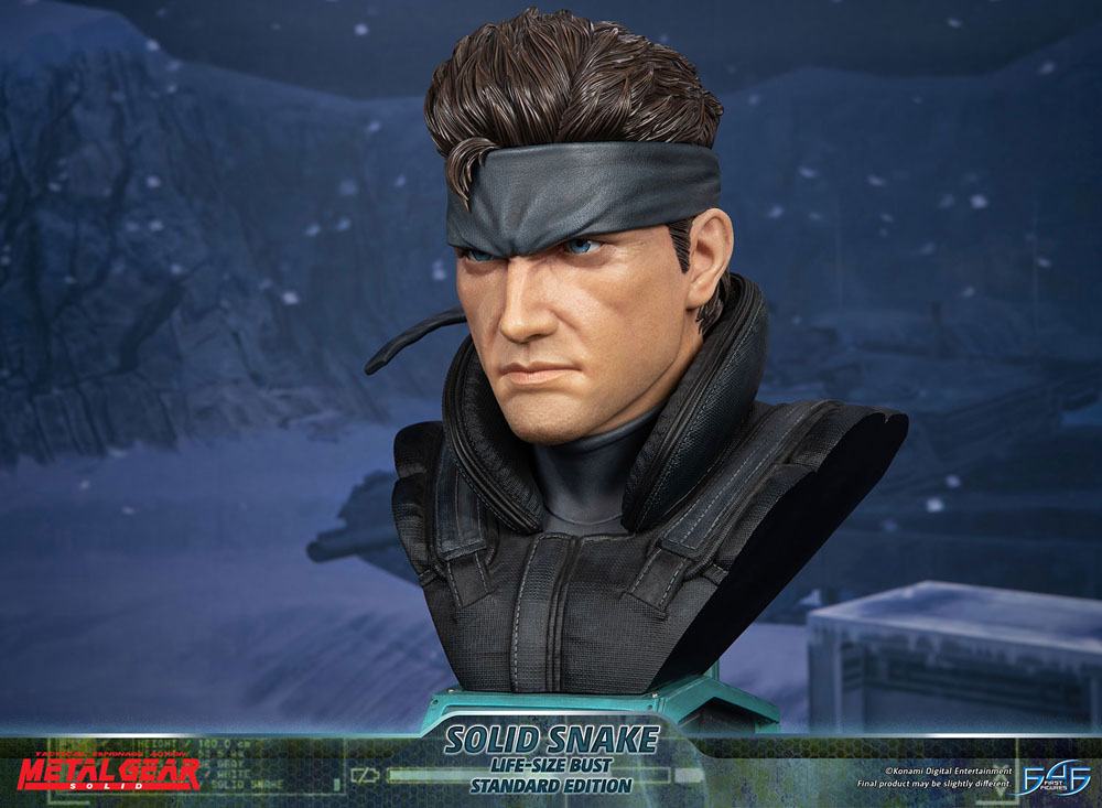 Metal Gear Solid : Buste 1/1 Solid Snake 56 cm