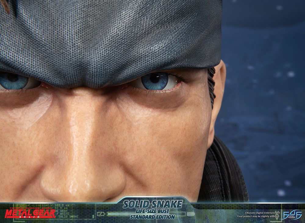 Metal Gear Solid : Buste 1/1 Solid Snake 56 cm