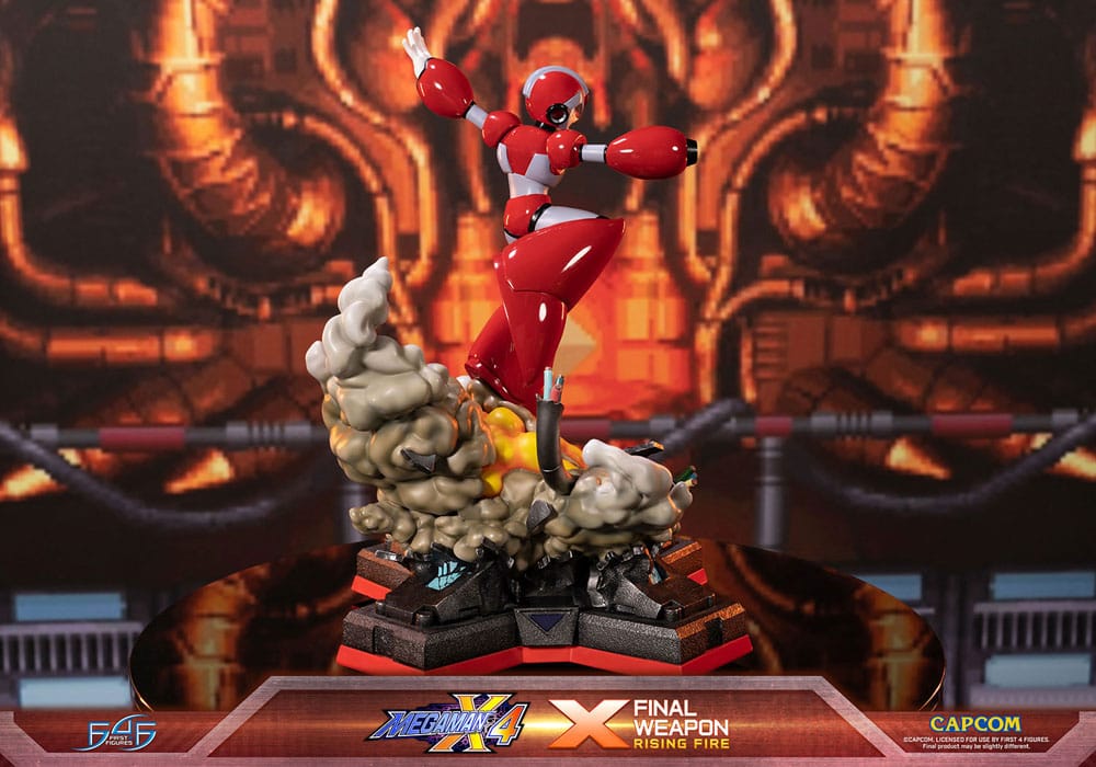 Mega Man X4 statuette X Finale Weapon Rising Fire 45 cm