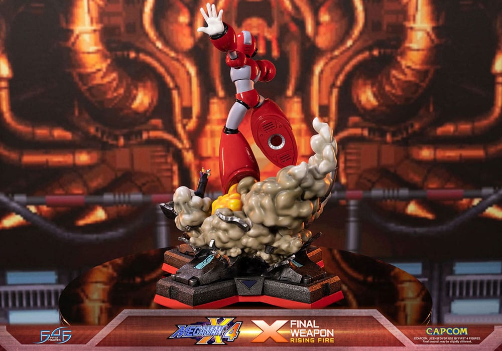 Mega Man X4 statuette X Finale Weapon Rising Fire 45 cm