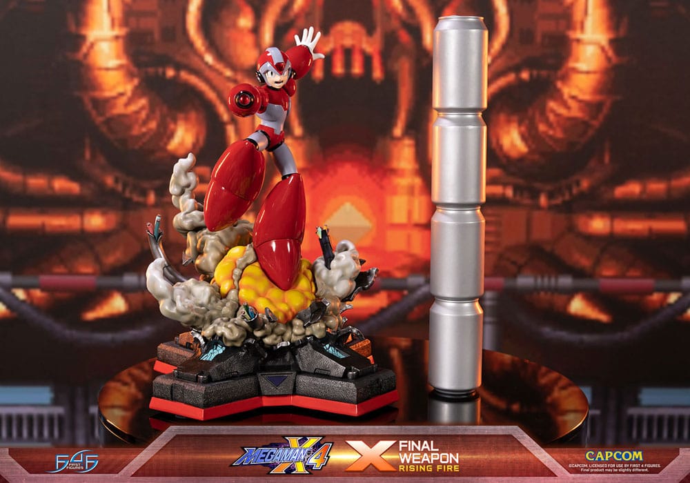 Mega Man X4 statuette X Finale Weapon Rising Fire 45 cm