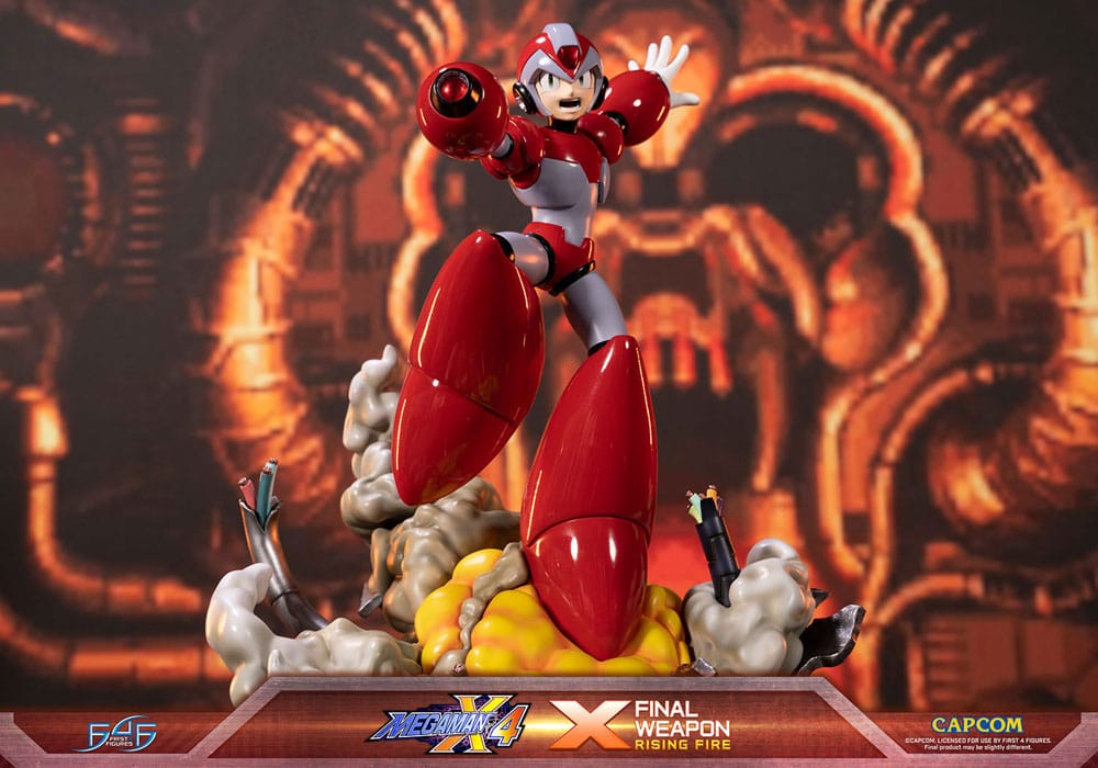 Mega Man X4 statuette X Finale Weapon Rising Fire 45 cm