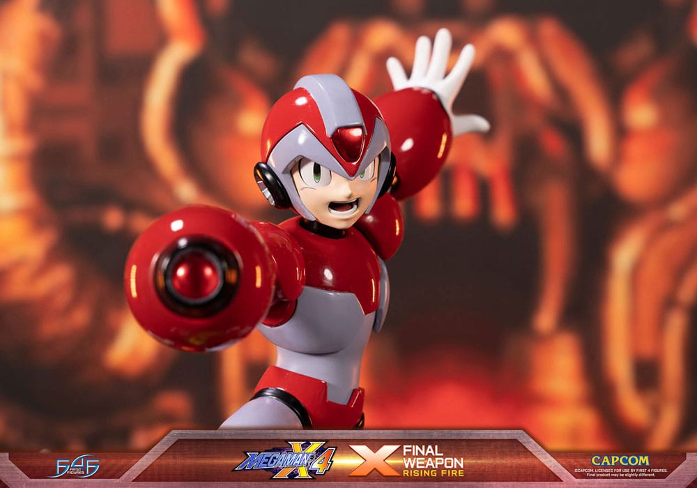 Mega Man X4 statuette X Finale Weapon Rising Fire 45 cm