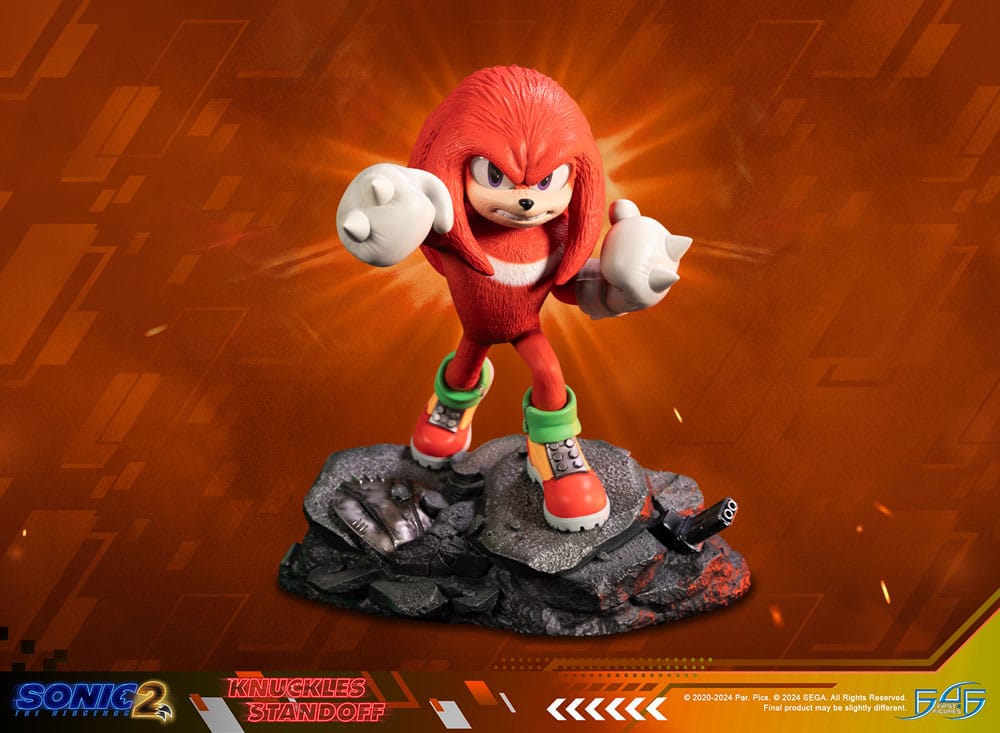 Sonic the Hedgehog 2 statuette Knuckles Standoff 30 cm