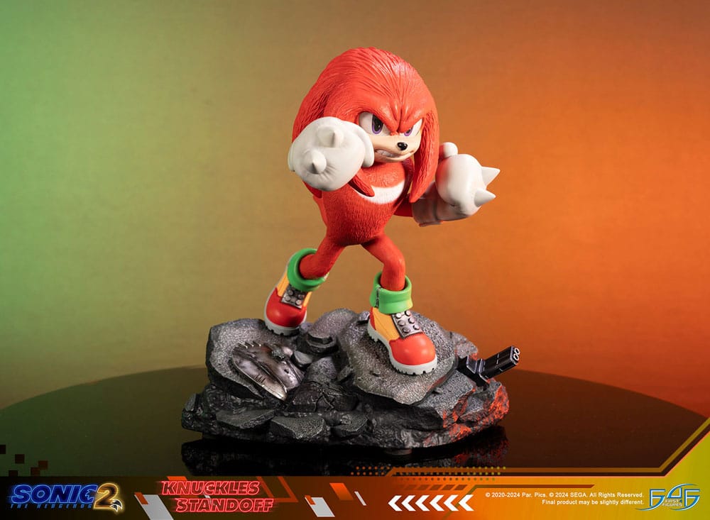 Sonic the Hedgehog 2 statuette Knuckles Standoff 30 cm