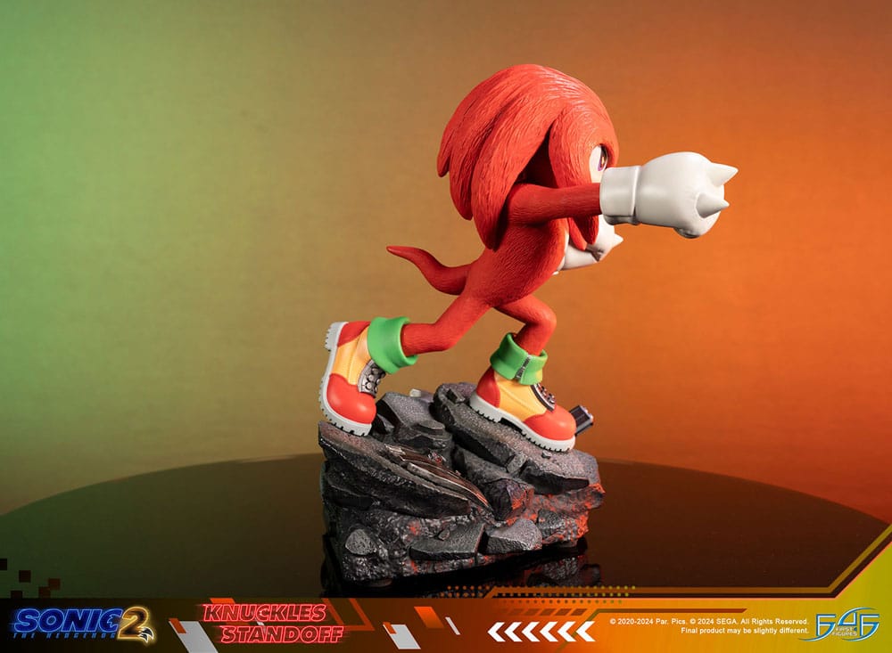 Sonic the Hedgehog 2 statuette Knuckles Standoff 30 cm