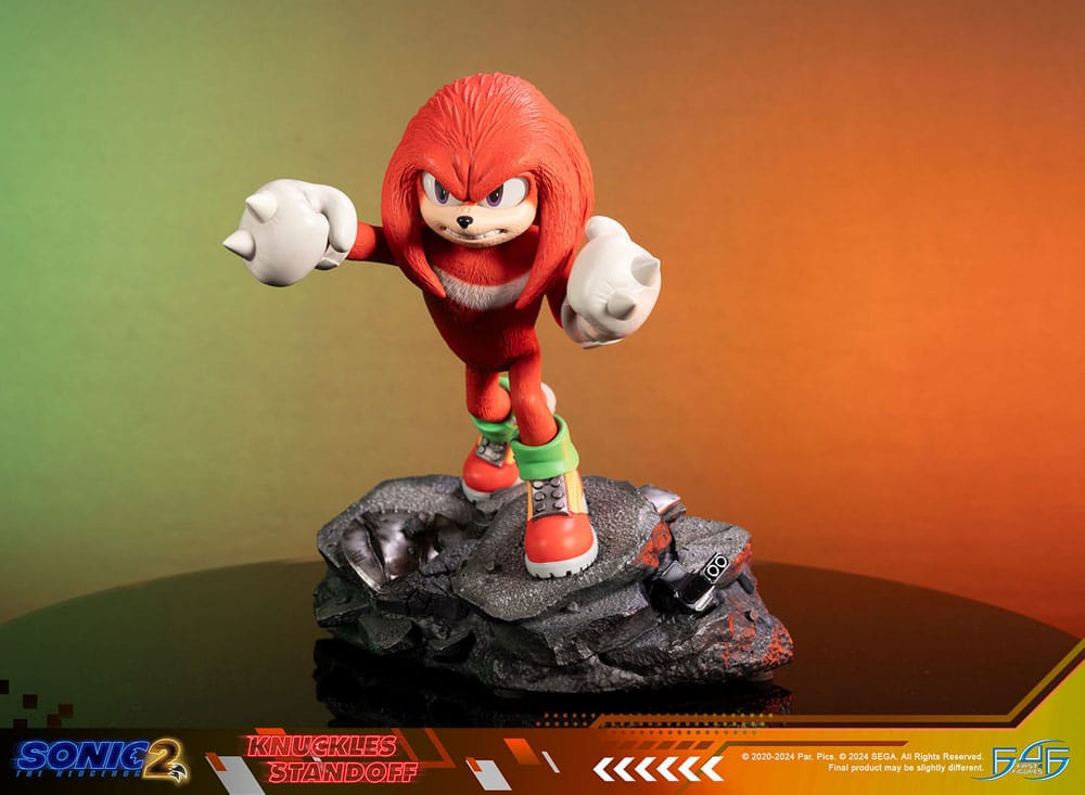 Sonic the Hedgehog 2 statuette Knuckles Standoff 30 cm