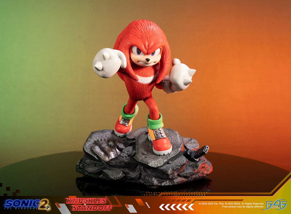 Sonic the Hedgehog 2 statuette Knuckles Standoff 30 cm