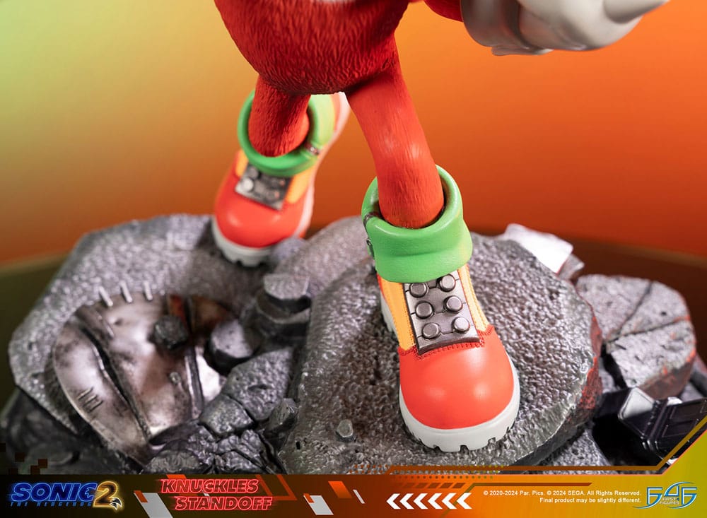 Sonic the Hedgehog 2 statuette Knuckles Standoff 30 cm
