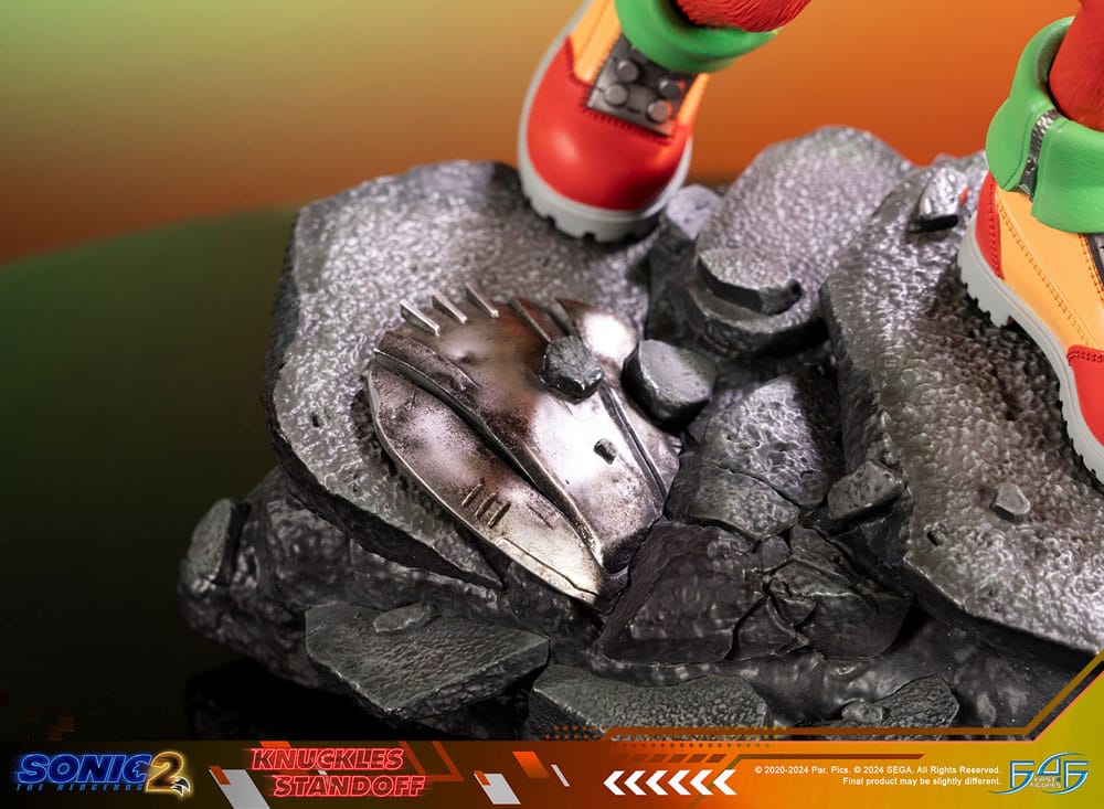 Sonic the Hedgehog 2 statuette Knuckles Standoff 30 cm