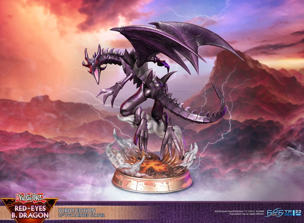 Yu-Gi-Oh! statuette Dragon Violet aux Yeux Rouges 33 cm