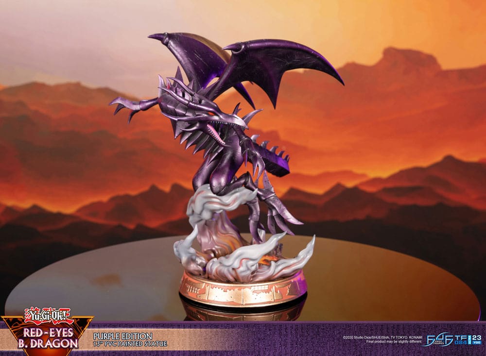 Yu-Gi-Oh! statuette Dragon Violet aux Yeux Rouges 33 cm