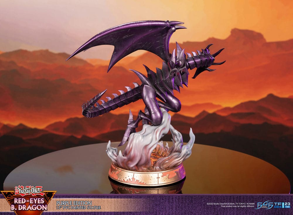 Yu-Gi-Oh! statuette Dragon Violet aux Yeux Rouges 33 cm