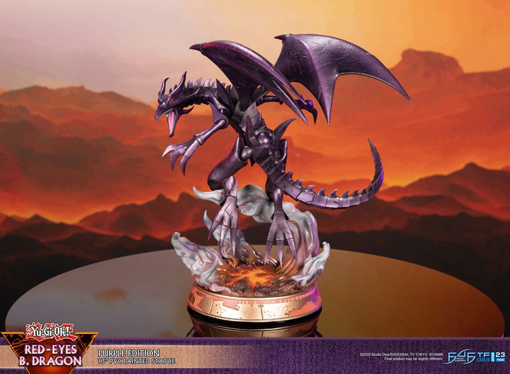 Yu-Gi-Oh! statuette Dragon Violet aux Yeux Rouges 33 cm