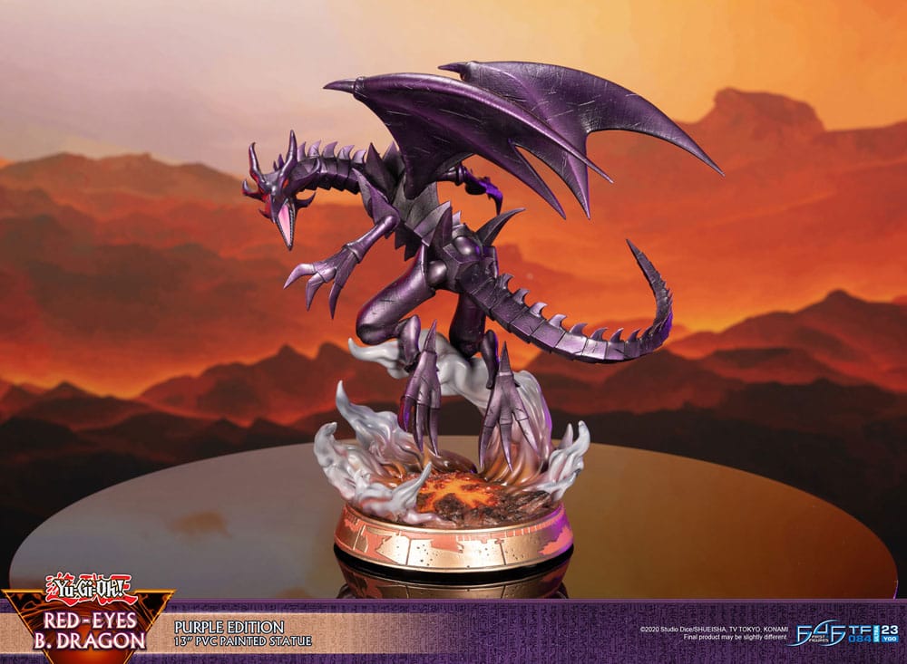Yu-Gi-Oh! statuette Dragon Violet aux Yeux Rouges 33 cm