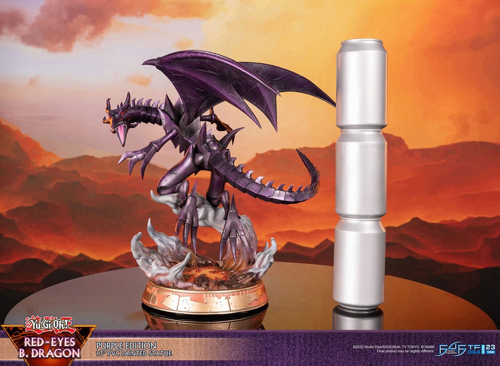 Yu-Gi-Oh! statuette Dragon Violet aux Yeux Rouges 33 cm