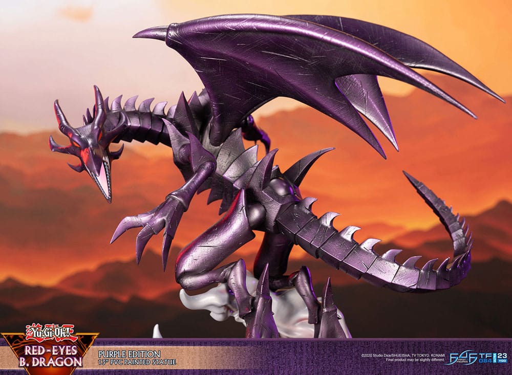 Yu-Gi-Oh! statuette Dragon Violet aux Yeux Rouges 33 cm