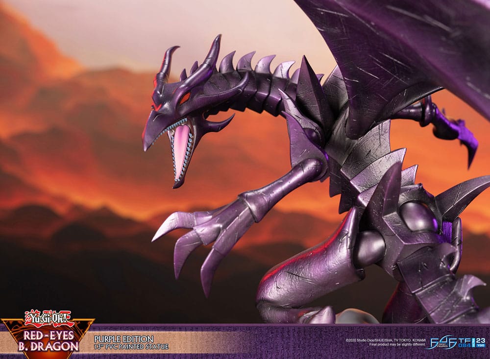 Yu-Gi-Oh! statuette Dragon Violet aux Yeux Rouges 33 cm