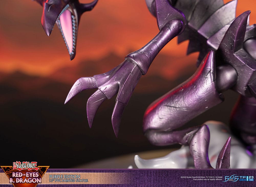 Yu-Gi-Oh! statuette Dragon Violet aux Yeux Rouges 33 cm