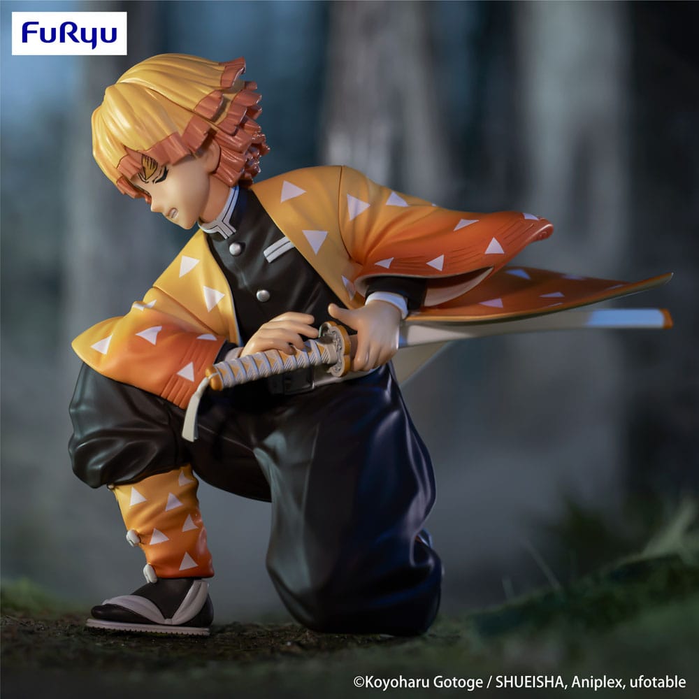 Demon Slayer : Statuette Kimetsu no Yaiba Bouchon de nouilles PVC Zenitsu Agatsuma 10 cm