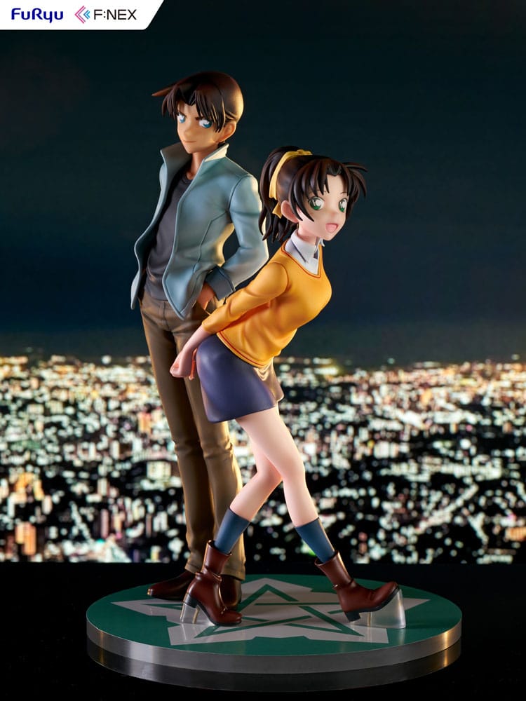 Détective Conan F:NEX statuette PVC 1/7 Heiji Hattori Kazuha Toyama 26 cm