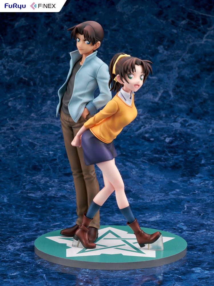 Détective Conan F:NEX statuette PVC 1/7 Heiji Hattori Kazuha Toyama 26 cm