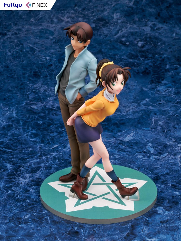 Détective Conan F:NEX statuette PVC 1/7 Heiji Hattori Kazuha Toyama 26 cm