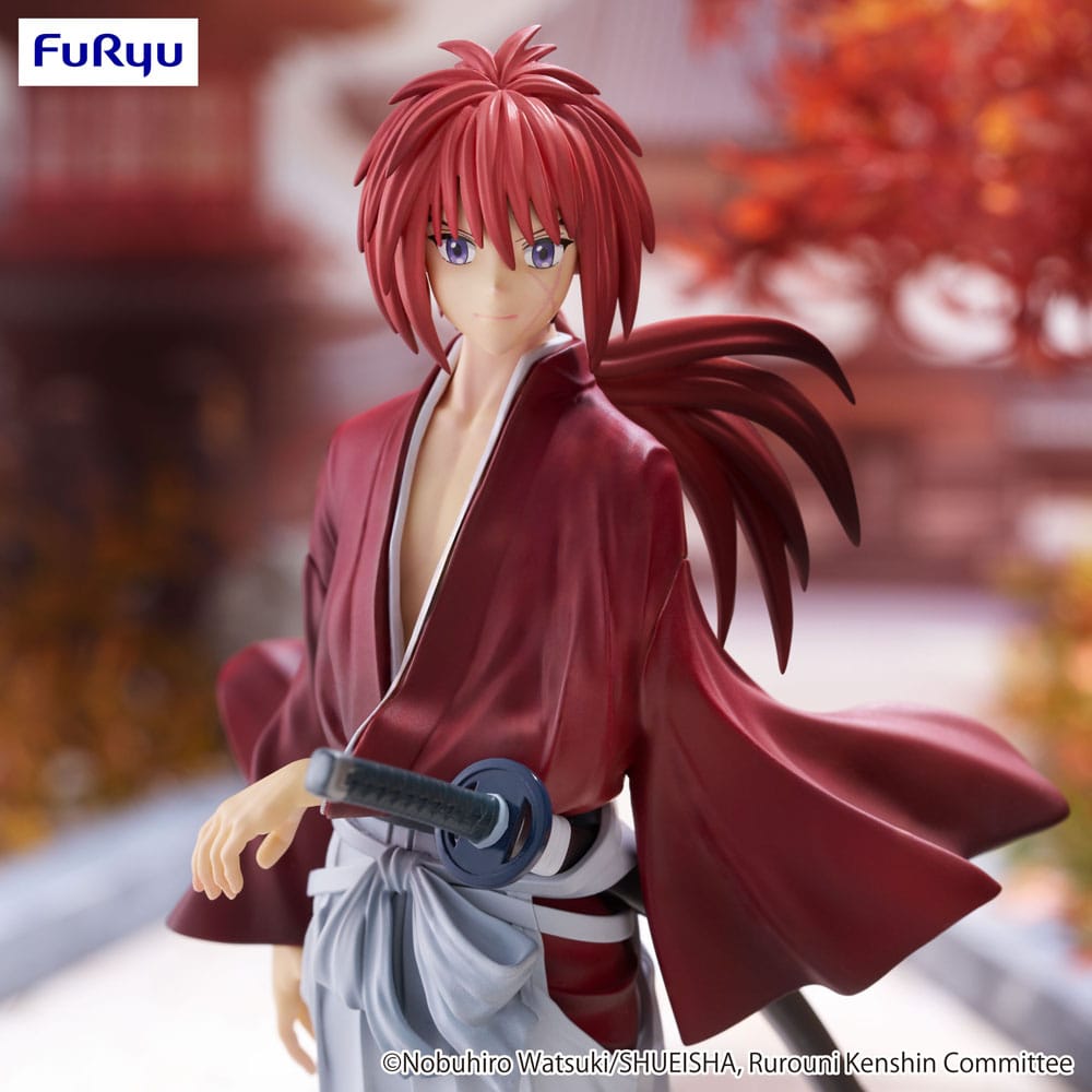 Rurouni Kenshin : Statuette romaine Meiji Kenkaku PVC Trio-Try-iT Kenshin Himura 19 cm