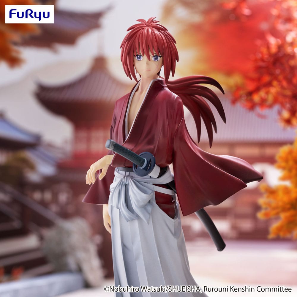 Rurouni Kenshin : Statuette romaine Meiji Kenkaku PVC Trio-Try-iT Kenshin Himura 19 cm