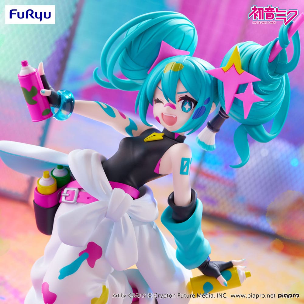 Statuette PVC Hatsune Miku Trio-Try-iT Miku Paint Girl 19 cm