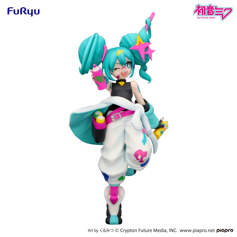 Statuette PVC Hatsune Miku Trio-Try-iT Miku Paint Girl 19 cm
