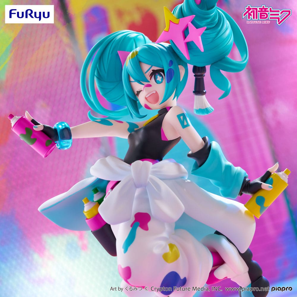 Statuette PVC Hatsune Miku Trio-Try-iT Miku Paint Girl 19 cm
