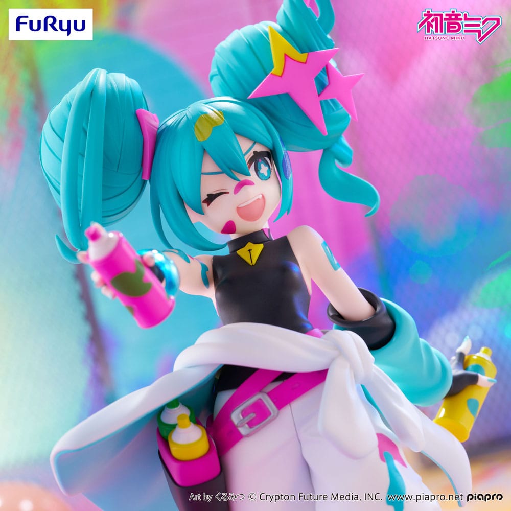 Statuette PVC Hatsune Miku Trio-Try-iT Miku Paint Girl 19 cm