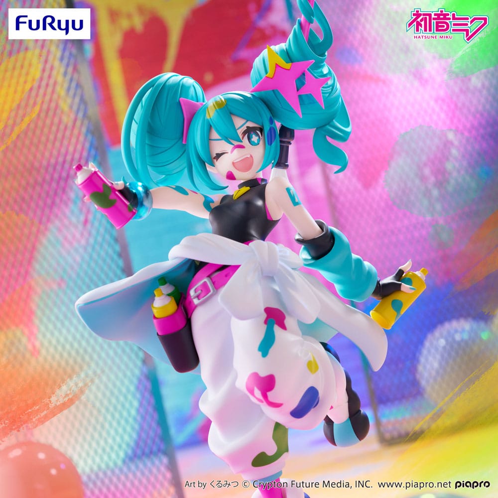 Statuette PVC Hatsune Miku Trio-Try-iT Miku Paint Girl 19 cm