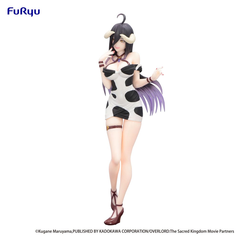 Overlord statuette PVC Trio-Try-iT Albedo Mini Dress Cow Pattern Ver. 21 cm