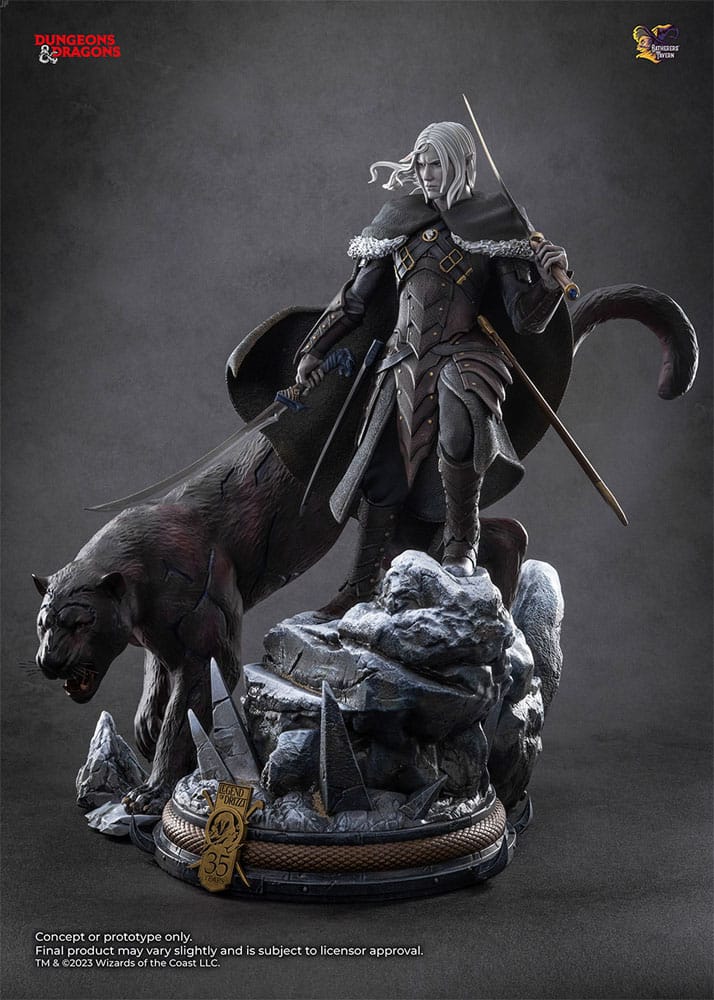Dungeons & Dragons statuette 1/4 Drizzt Do'Urden (35th Anniversary Edition) Previews Exclusive 40 cm