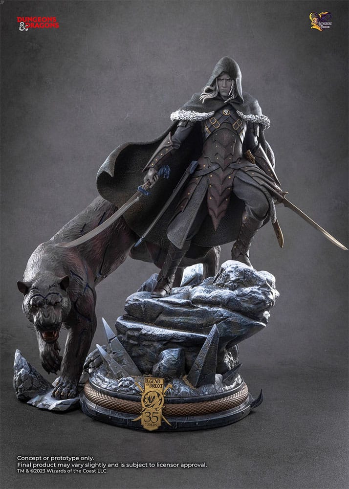 Dungeons & Dragons statuette 1/4 Drizzt Do'Urden (35th Anniversary Edition) Previews Exclusive 40 cm