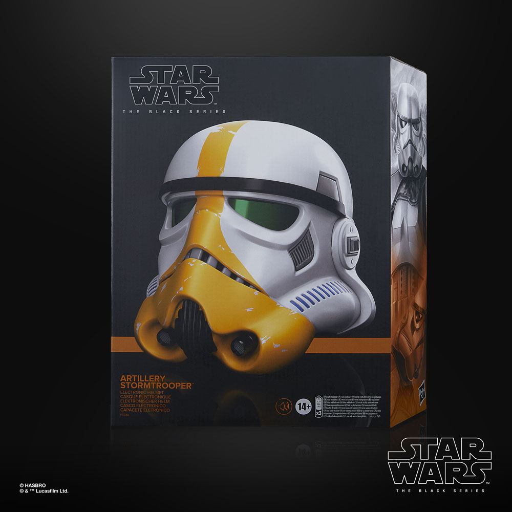 Star Wars: The Mandalorian Black Series casque electronique Artillery Stormtrooper