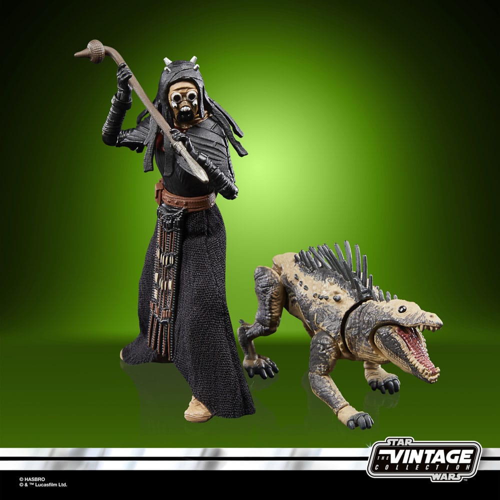 Star Wars: The Book of Boba Fett Figurines Tusken Warrior & Massiff 10 cm